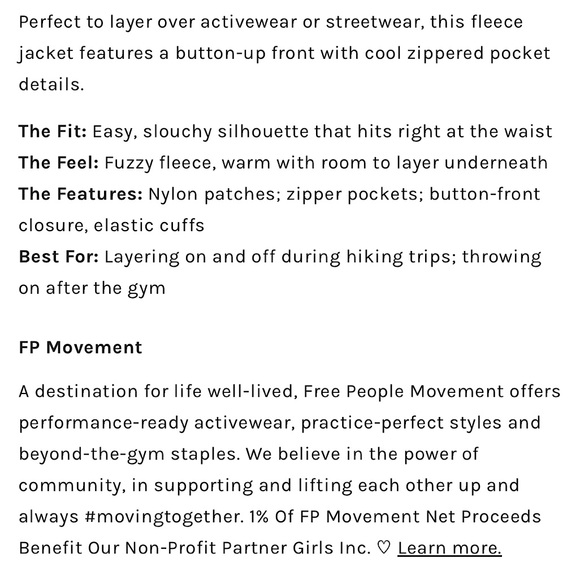 NEW Free People Hit The Slopes Printed Fleece Jacket - Picture 8 of 12